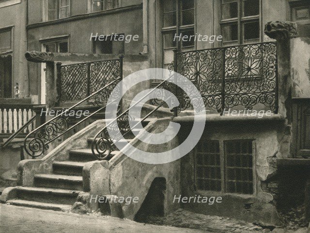 'Danzig. Flight of steps in the Frauengasse', 1931. Artist: Kurt Hielscher.