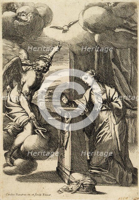 The Annunciation. Creator: Carlo Maratti.