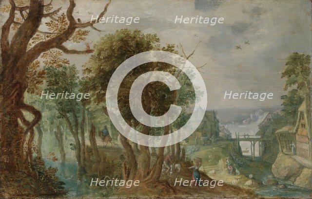 Landscape, 17th century. Creator: Anton Mirou.