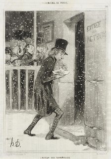 L'Acteur des Funambules, 1842. Creator: Honore Daumier.
