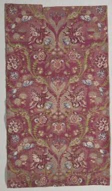 Brocade Textile, 18th century. Creator: Unknown.