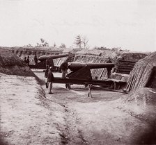 Fort Brady, James River, 1864. Creator: Andrew Joseph Russell.