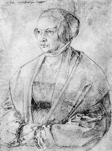 'Margarete von Brandenburg-Ansbach', 1525, (1936). Artist: Albrecht Dürer