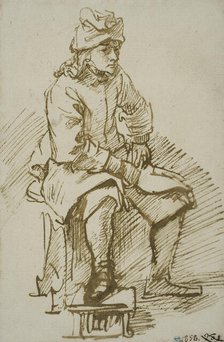 Seated youth. Creator: Rembrandt Harmensz van Rijn.