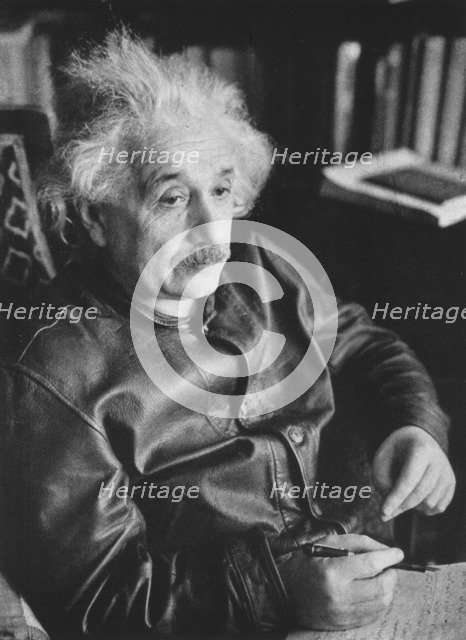 Albert Einstein, German-Swiss-American mathematician and physicist. Artist: Unknown