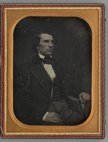 Untitled (Portrait of a Seated Man), 1855. Creator: Rufus Anson.