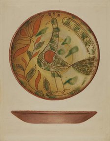 Plate, c. 1940. Creator: Hedwig Emanuel.