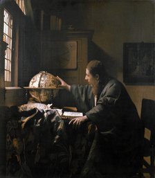 'The Astronomer', painting by Jan Vermeer, 1668. Artist: Werner Forman