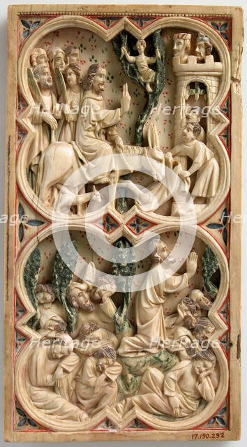 Painted Diptych, French or North Spanish, ca. 1340-60. Creator: Unknown.