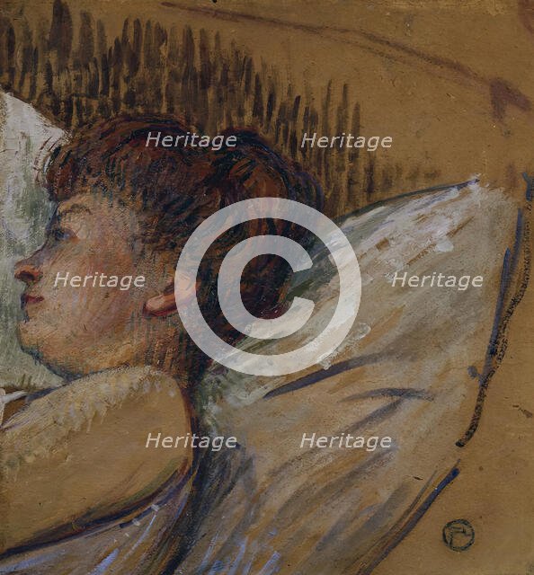 Woman in bed, c1893/1895. Creator: Henri de Toulouse-Lautrec.