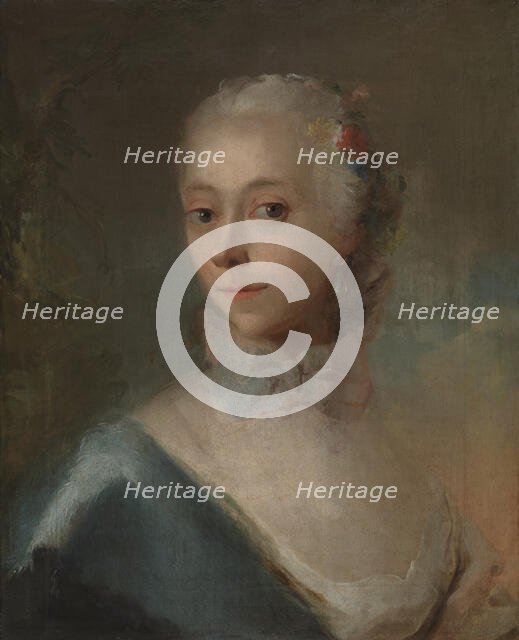 Portrait of a woman, 1726-1793. Creator: Carl Gustaf Pilo.