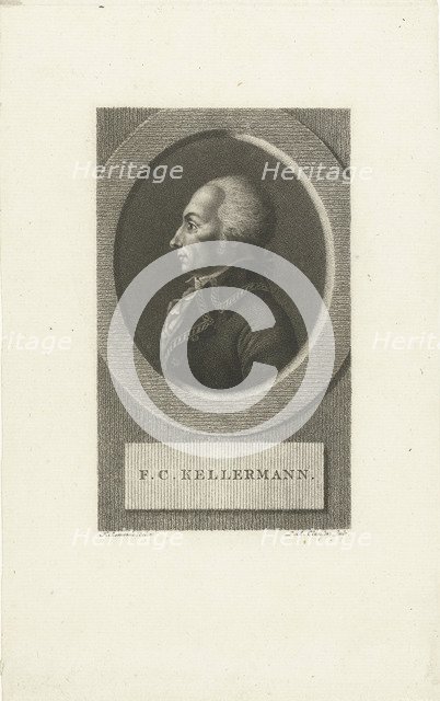 François Christophe Kellermann (1735-1820), Duc de Valmy , 1790s.