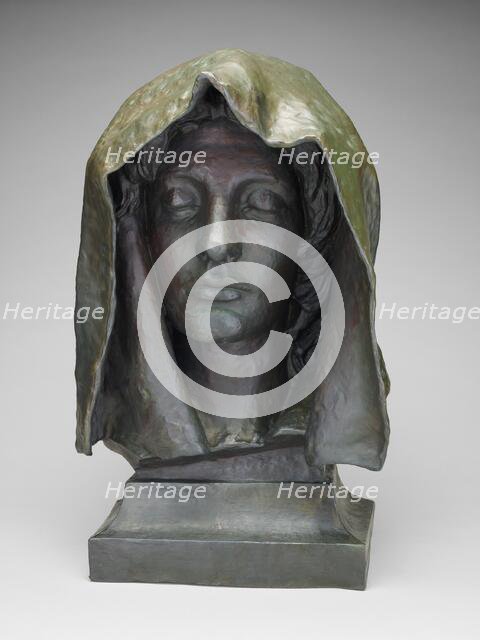 Bust from the Adams Memorial, Modeled 1892-93, cast 1912. Creator: Augustus Saint-Gaudens.