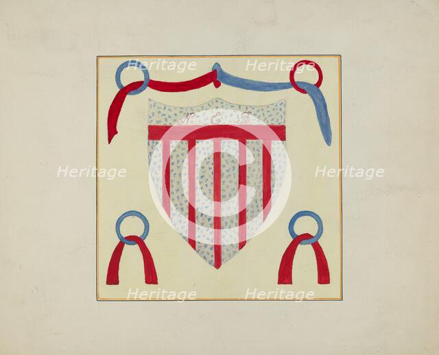 Quilt (One Square), c. 1936. Creator: Cornelius Christoffels.