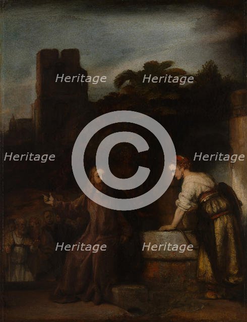 Christ and the Woman of Samaria. Creator: Unknown.