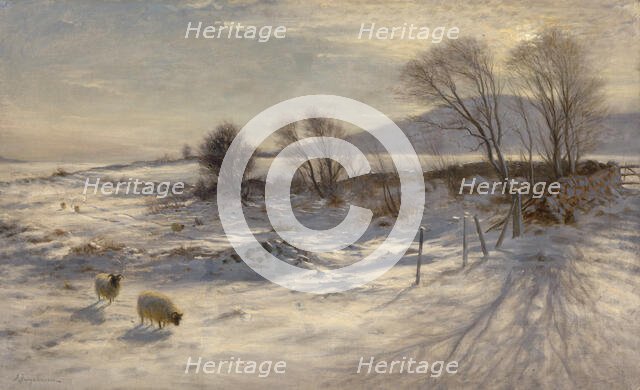 "When snow the pasture sheets", 1915. Creator: Joseph Farquharson.