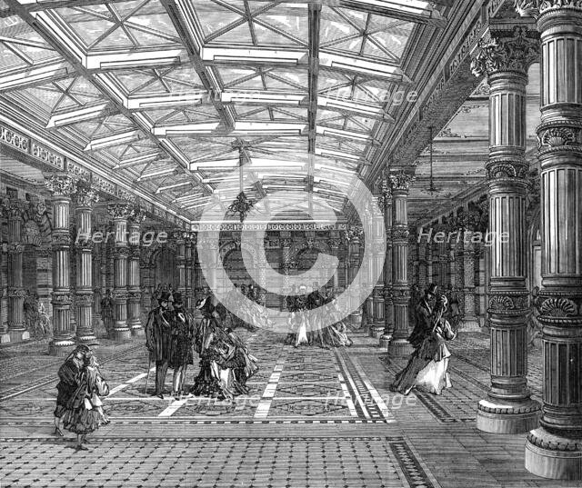 Entrance Hall to the Brighton Aquarium, 1872. Creator: Unknown.