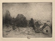 Six Etchings: Vesnots, Auvers on the Oise, 1895. Creator: Paul Gachet (French, 1828-1909).