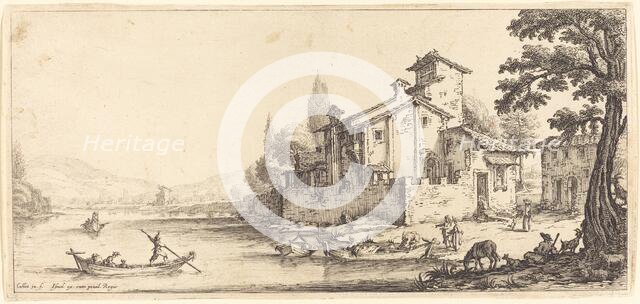 The Walk by the Water, probably c. 1630. Creator: Jacques Callot.