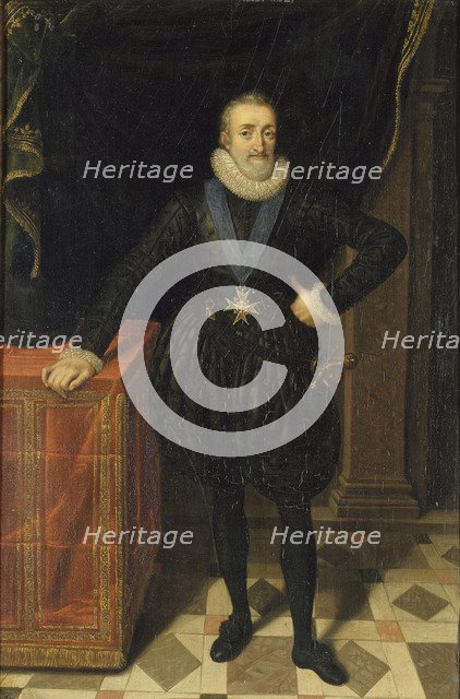 King Henry IV of France. Artist: Pourbus, Frans, the Younger (1569-1622)