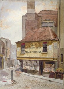 View of the Old Curiosity Shop, Portsmouth Street, Westminster, London, 1879. Artist: John Crowther
