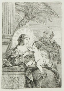 Rest of the Holy Family in Egypt, 1764. Creator: Charles Hutin.