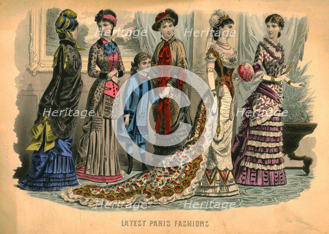 'Latest Paris Fashions', 1881. Creator: Unknown.