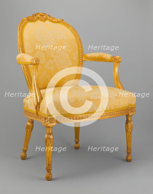 Armchair, England, 1770/75. Creator: Thomas Chippendale.