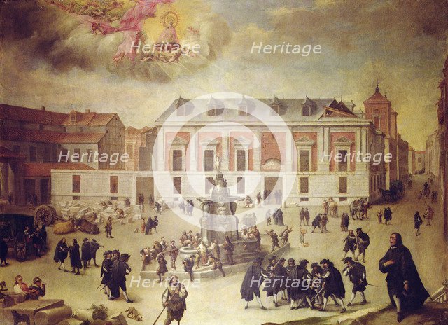 Miracle of Our Lady of Atocha in the construction of the Casa de la Villa, 1656.