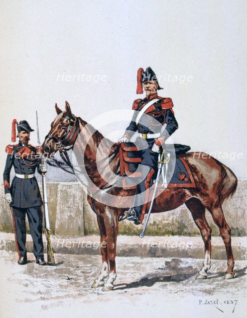 Parisian Republican Guard, 16 May 1848 - 1 Febuary 1849 (1887). Artist: A Lemercier