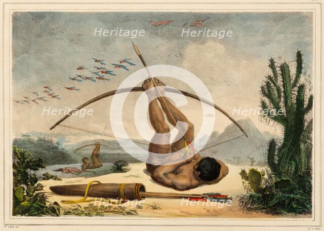 Cabocle. From "Voyage pittoresque et historique au Brésil", 1830s. Creator: Debret, Jean-Baptiste (1768-1848).