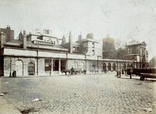 St Bartholomew's Hospital, London: the entrance to Surgery House, c1890. Creator: Unknown.