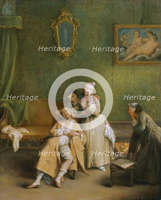 The Tickle, 1755. Creator: Pietro Longhi.