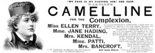 Advertisement for Wakelee's Camelline for the Complexion, 1895. Creator: Unknown.