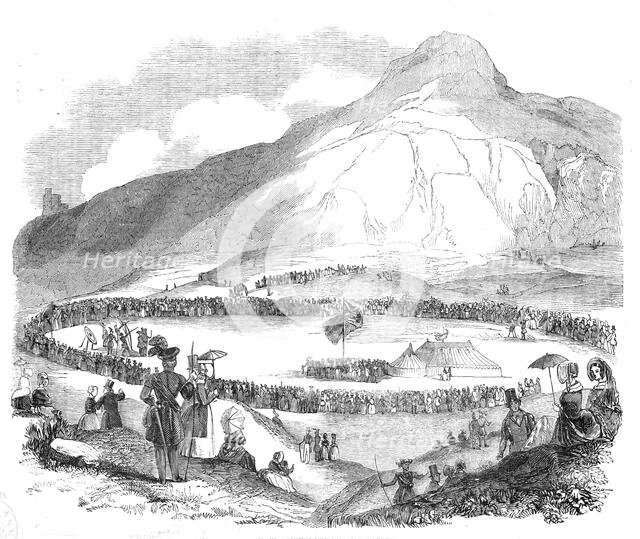 Grand Archery Meeting at Edinburgh, 1844. Creator: Unknown.