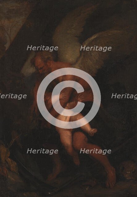 Time Clipping Cupid's Wings, 1614-1641. Creator: Gaspar Netscher.