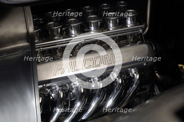 Ford Hot rod custom metal body 1934. Artist: Simon Clay.