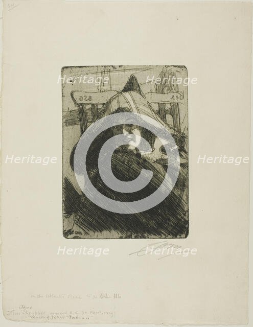 On the Atlantic, 1899. Creator: Anders Leonard Zorn.