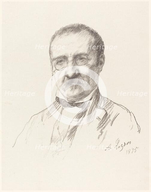 M. Champfleury, 1875. Creator: Alphonse Legros.