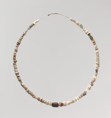 Beads from a Necklace, Frankish, 6th-7th century. Creator: Unknown.