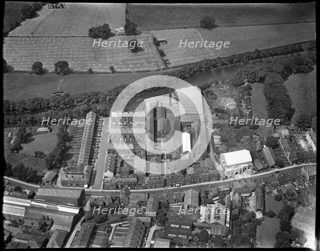 The Ashfield Foundry and newly constructed Beech Hill Cinema on Westgate, Otley, West Yorks, c1930s. Creator: Arthur William Hobart.