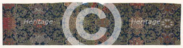 Textile Fragment, 1800s. Creator: Unknown.