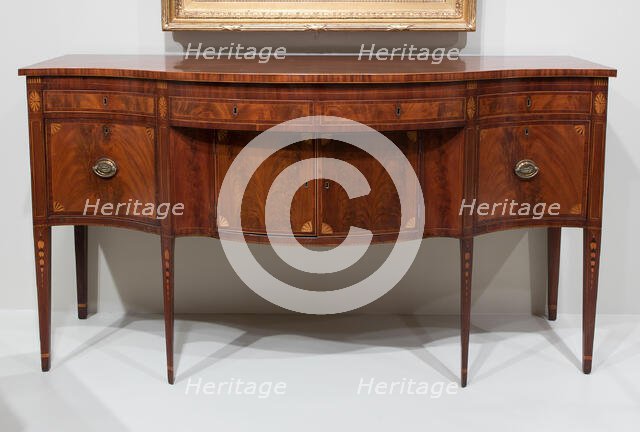 Sideboard, 1790/1815. Creator: Unknown.