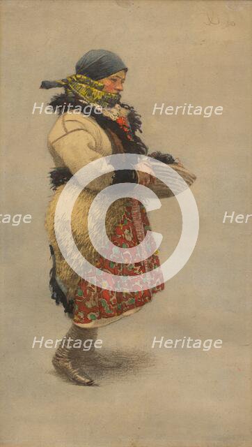 Costume study, 1920. Creator: Joza Uprka.