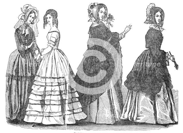 Fashions for July, 1844. Creator: Unknown.