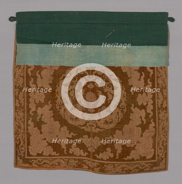 Panel (Furnishing Fabric), China, Qing dynasty (1644-1911), 1850/1900. Creator: Unknown.