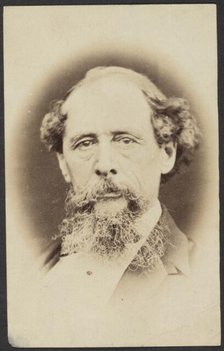 Portrait of Charles Dickens, before 1870. Creator: Unknown.