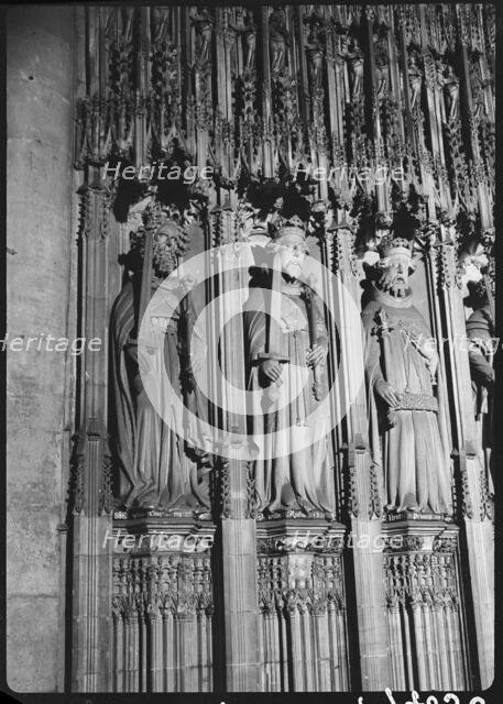 York Minster, Minster Yard, York, 1942. Creator: George Bernard Wood.