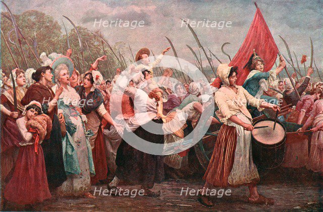 'To Versailles, an Incident in the French Revolution', (c1894), (c1902). Creator: Unknown.