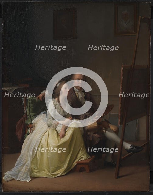 The Artist and his Wife Rosine, née Dorschel, 1791. Creator: Jens Juel.